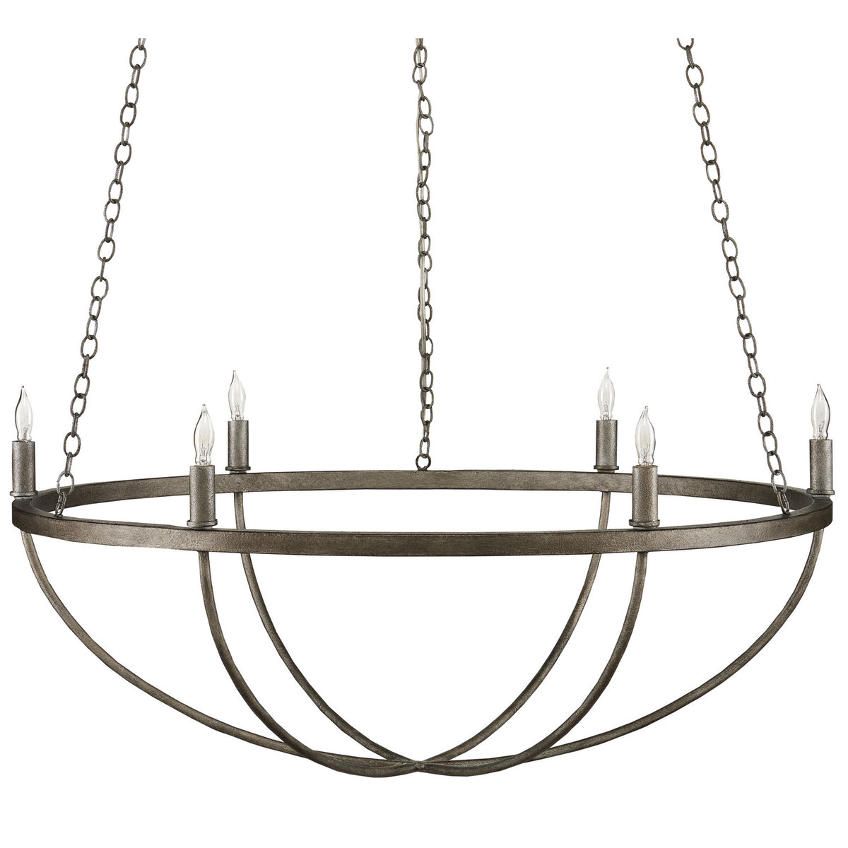 Currey and Company - 9000-0942 - Six Light Chandelier - Light Molé