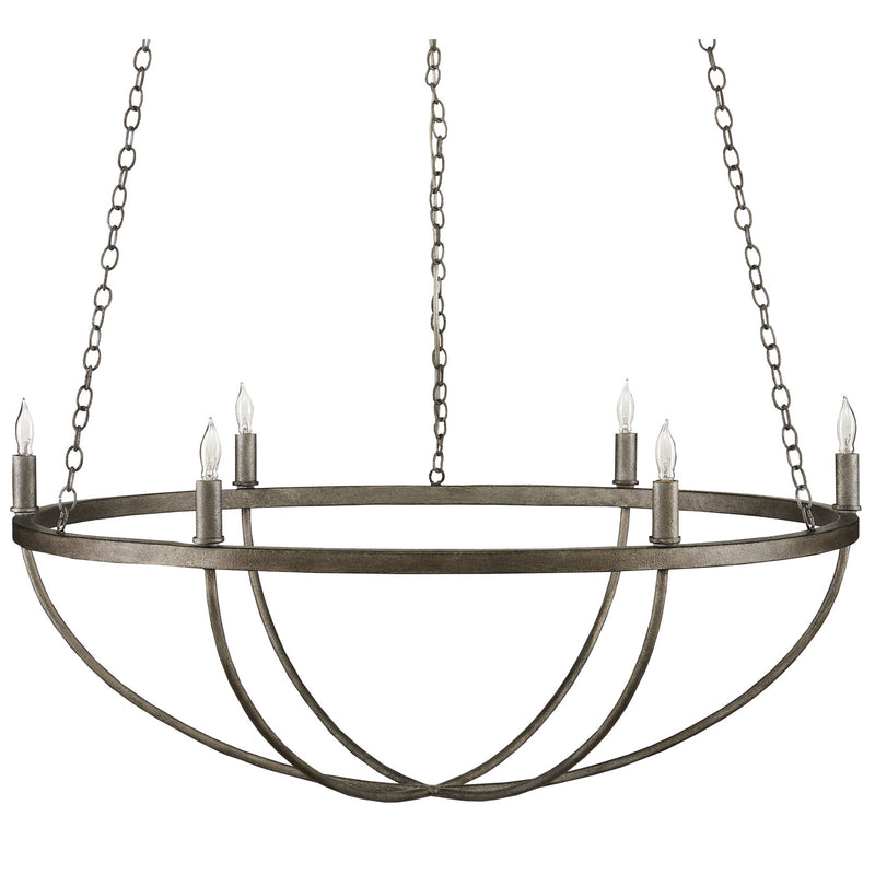 Currey and Company - 9000-0942 - Six Light Chandelier - Light Molé