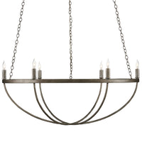 Currey and Company - 9000-0942 - Six Light Chandelier - Light Molé