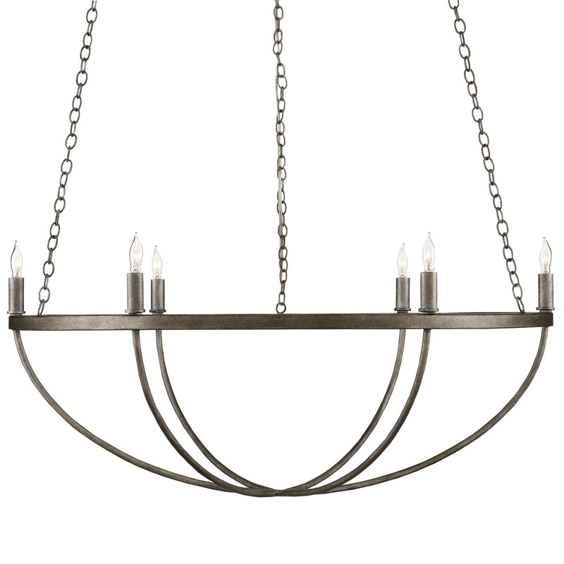 Currey and Company - 9000-0942 - Six Light Chandelier - Light Molé