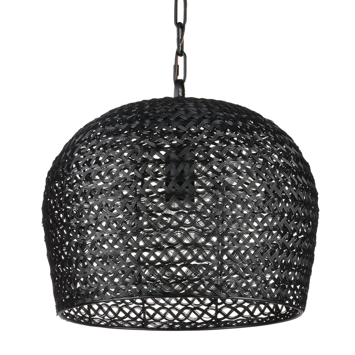 Currey and Company - 9000-0960 - One Light Pendant - Piero Collection - Satin Black