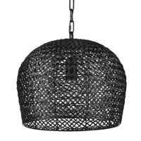 Currey and Company - 9000-0960 - One Light Pendant - Piero Collection - Satin Black