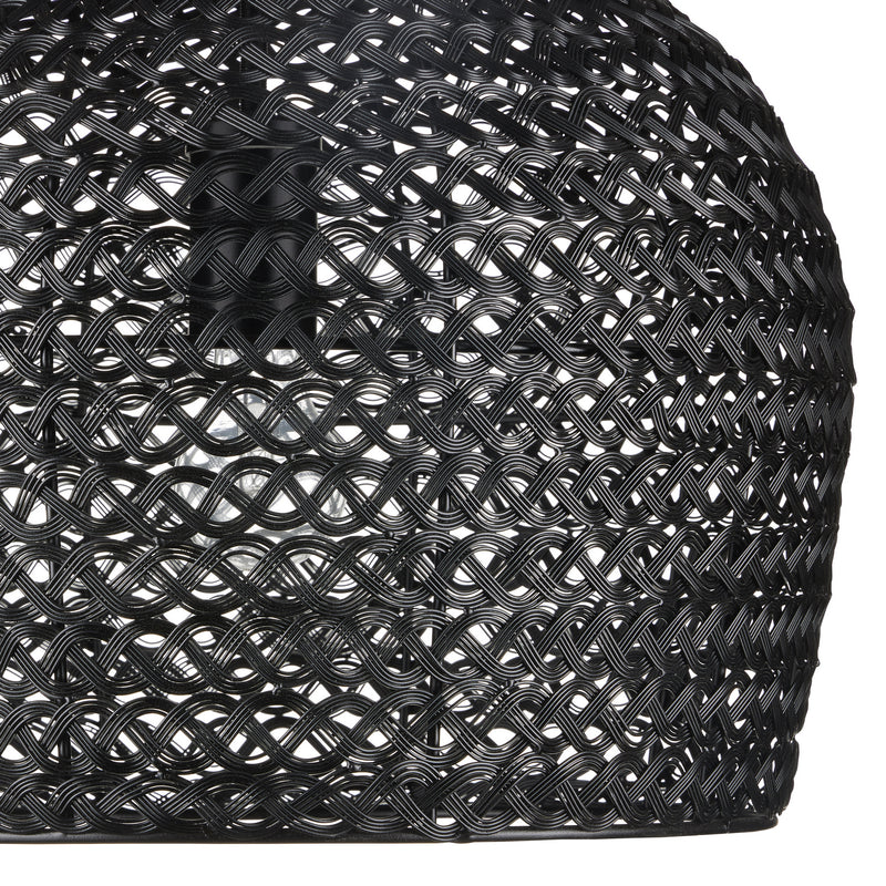 Currey and Company - 9000-0960 - One Light Pendant - Piero Collection - Satin Black