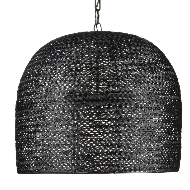 Currey and Company - 9000-0961 - Three Light Pendant - Piero Collection - Satin Black