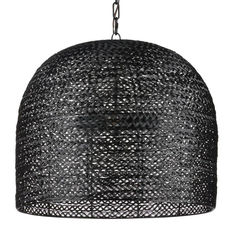 Currey and Company - 9000-0961 - Three Light Pendant - Piero Collection - Satin Black
