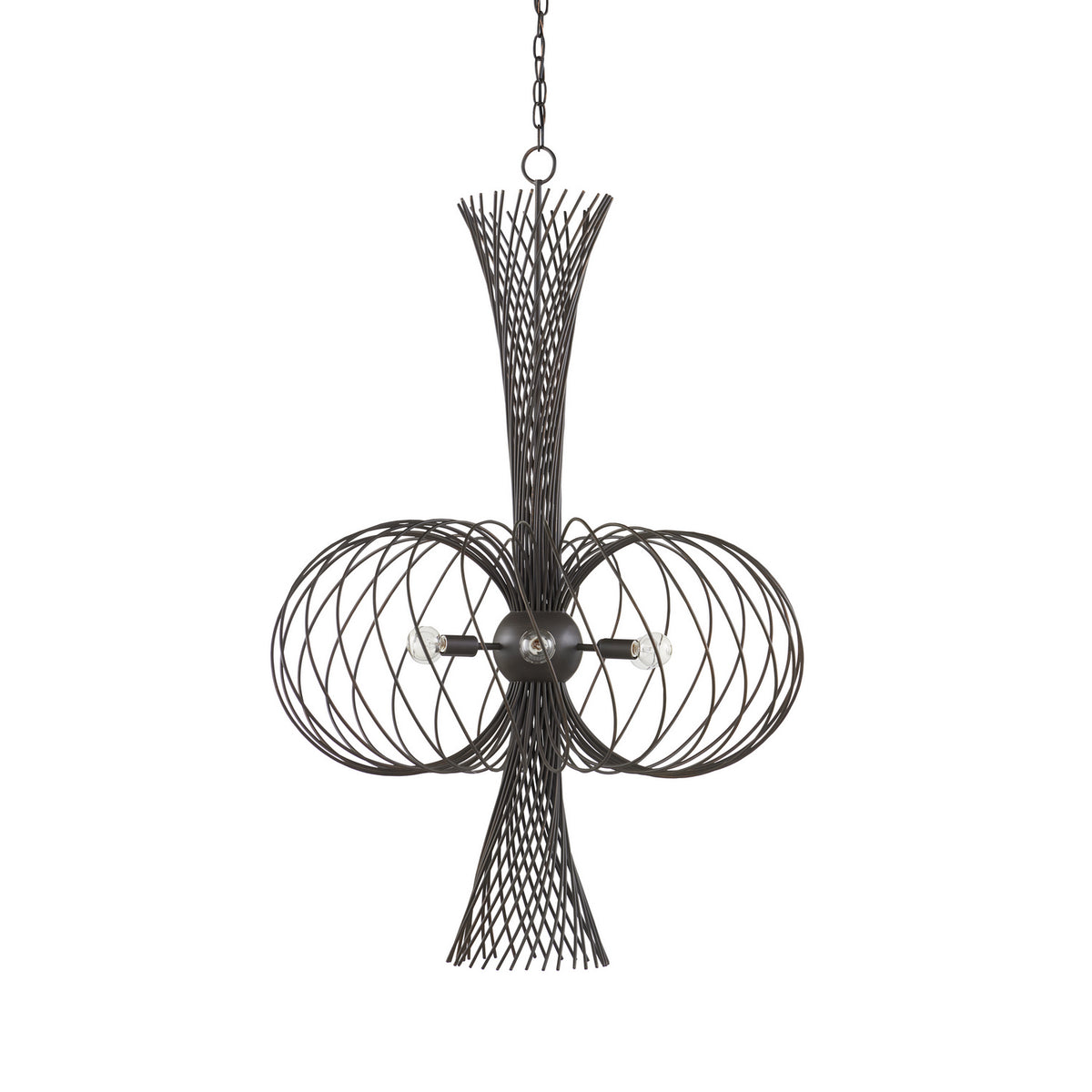 Currey and Company - 9000-0963 - Six Light Chandelier - Akio - Bronze Gold