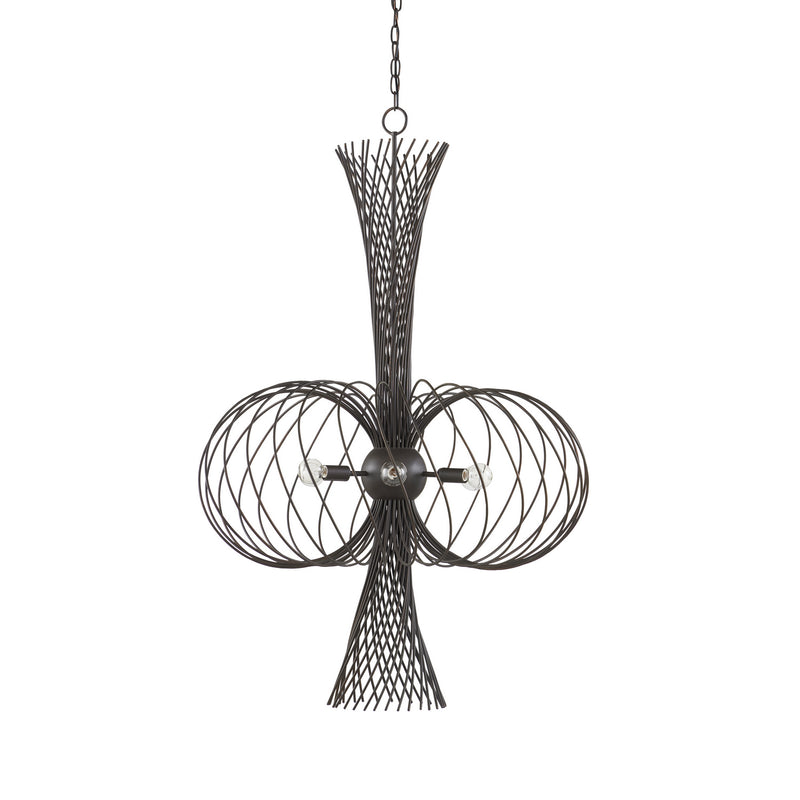 Currey and Company - 9000-0963 - Six Light Chandelier - Akio - Bronze Gold
