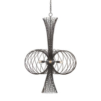 Currey and Company - 9000-0963 - Six Light Chandelier - Akio - Bronze Gold