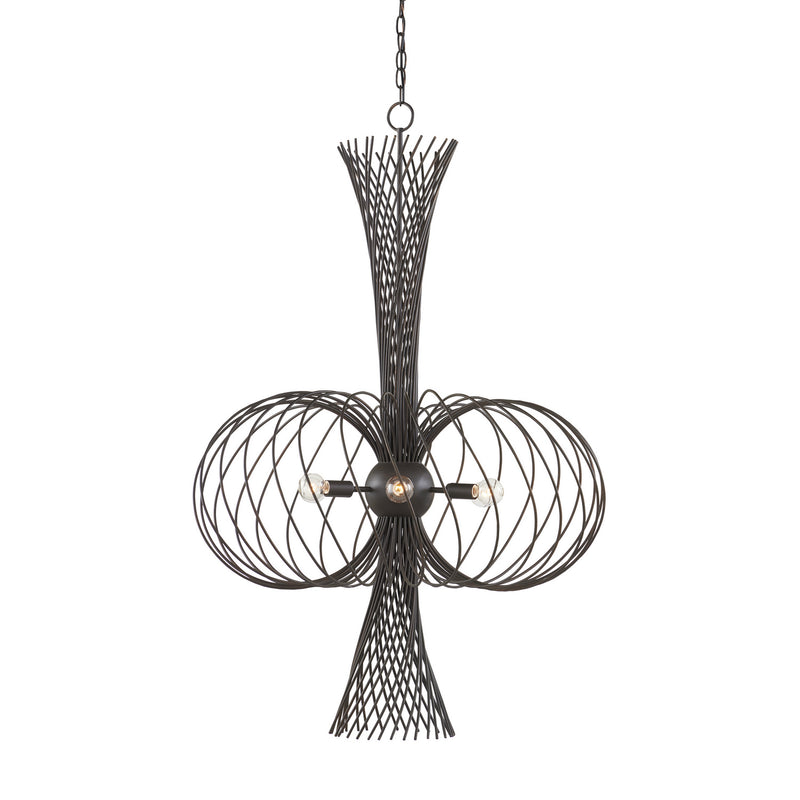 Currey and Company - 9000-0963 - Six Light Chandelier - Akio - Bronze Gold