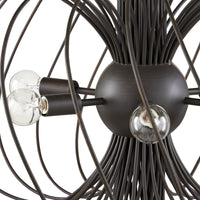 Currey and Company - 9000-0963 - Six Light Chandelier - Akio - Bronze Gold