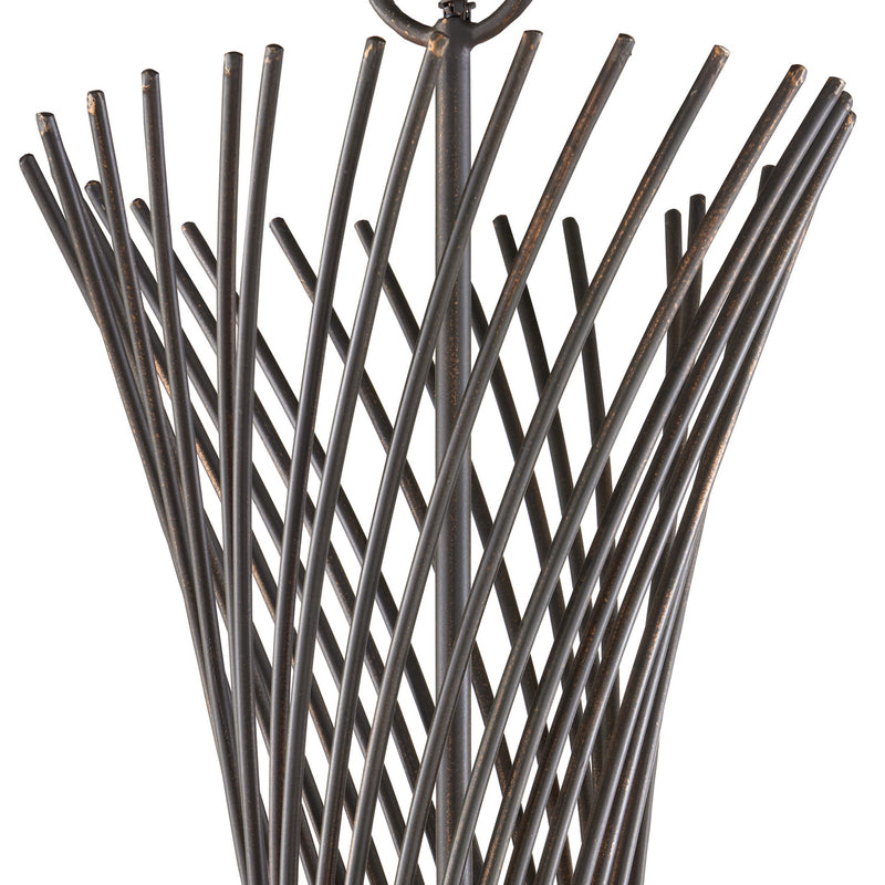 Currey and Company - 9000-0963 - Six Light Chandelier - Akio - Bronze Gold