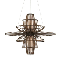 Currey and Company - 9000-0964 - Two Light Chandelier - Cupertino/Off-White