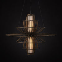 Currey and Company - 9000-0964 - Two Light Chandelier - Cupertino/Off-White
