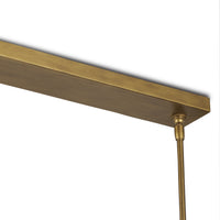 Currey and Company - 9000-0967 - Five Light Chandelier - Chestnut/Brass