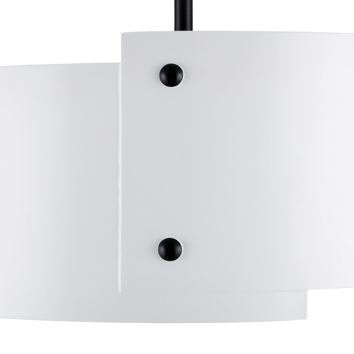 Currey and Company - 9000-0982 - LED Semi-Flush Mount - Ritsu - Sugar White/Satin Black