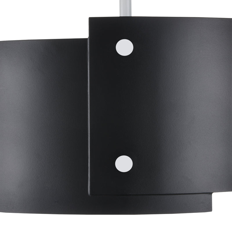 Currey and Company - 9000-0983 - LED Semi-Flush Mount - Ritsu - Blacksmith/Sugar White