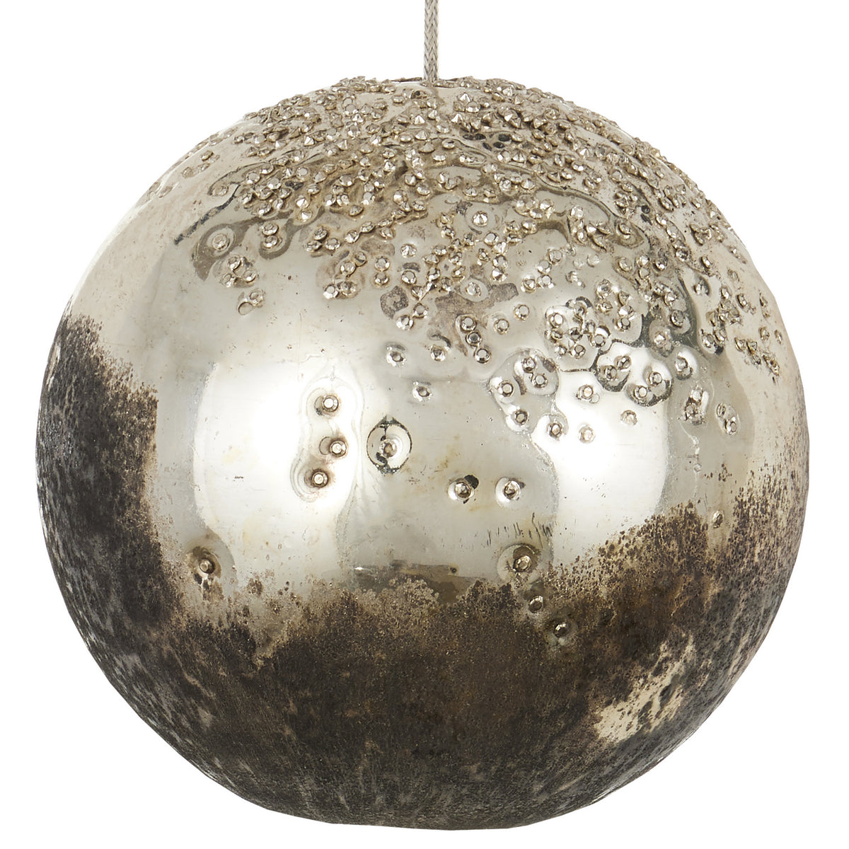 Currey and Company - 9000-1014 - Seven Light Pendant - Pathos Collection - Antique Silver/Antique Gold/Matte Charcoal