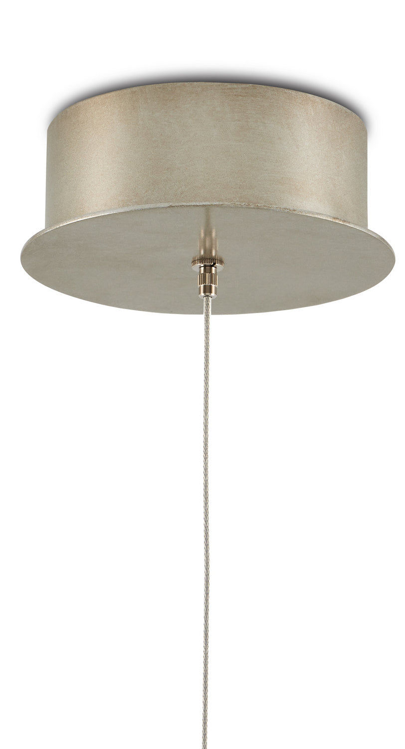 Currey and Company - 9000-1019 - One Light Pendant - Iota - Antique Brass/Silver