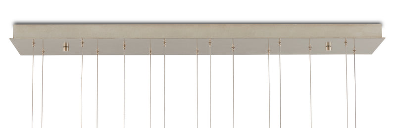 Currey and Company - 9000-1023 - 15 Light Pendant - Iota Collection - Antique Brass