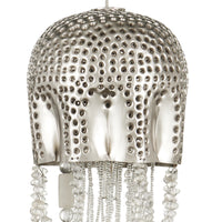 Currey and Company 30 Light Pendant from the Medusa collection in Nickel/Silver finish