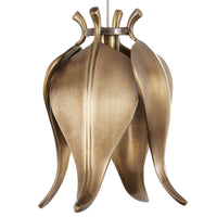 Currey and Company - 9000-1070 - Seven Light Pendant - Iota Collection - Antique Brass