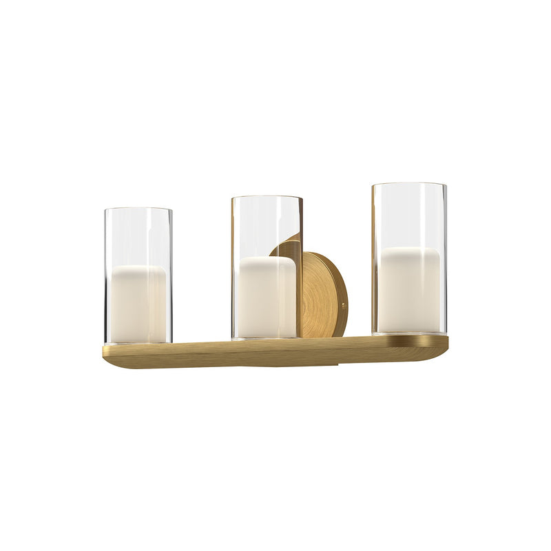 Kuzco Lighting - VL53519-BG/CL - LED Vanity - Birch - Brushed Gold/Clear