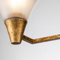 Lucas + McKearn - BB1114G-3 - Three Light Bath - Lemoine - Gold Leaf