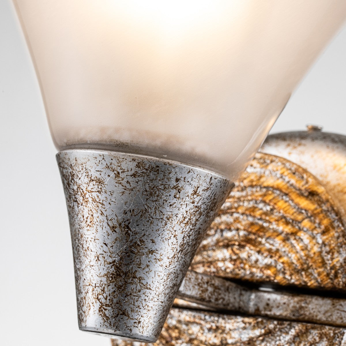 Lucas + McKearn - BB1114S-1 - One Light Bath - Lemoine - Silver Leaf
