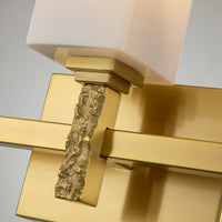 Lucas + McKearn - BB1101AGB-3 - Three Light Bath - Jack - Aged Brass