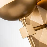 Lucas + McKearn - BB1005LG-1 - One Light Bath - Deco - Lacquered Gold