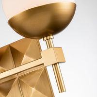 Lucas + McKearn - BB1005LG-3 - Three Light Bath - Deco - Lacquered Gold