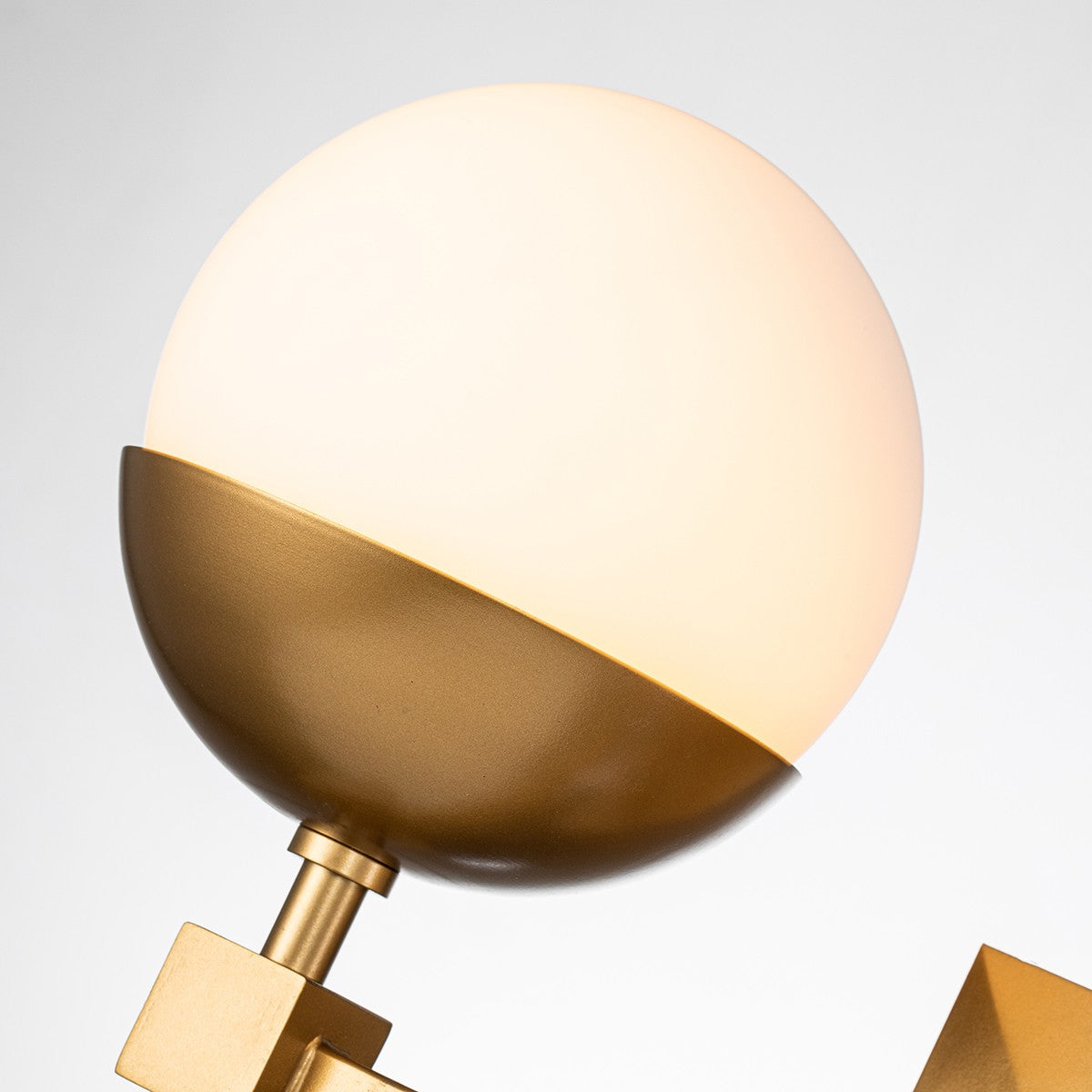 Lucas + McKearn - BB1005LG-3 - Three Light Bath - Deco - Lacquered Gold