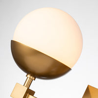 Lucas + McKearn - BB1005LG-3 - Three Light Bath - Deco - Lacquered Gold