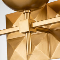 Lucas + McKearn - BB1005LG-3 - Three Light Bath - Deco - Lacquered Gold