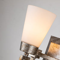 Lucas + McKearn - BB1006S-2 - Two Light Bath - Lemuria - Silver Leaf