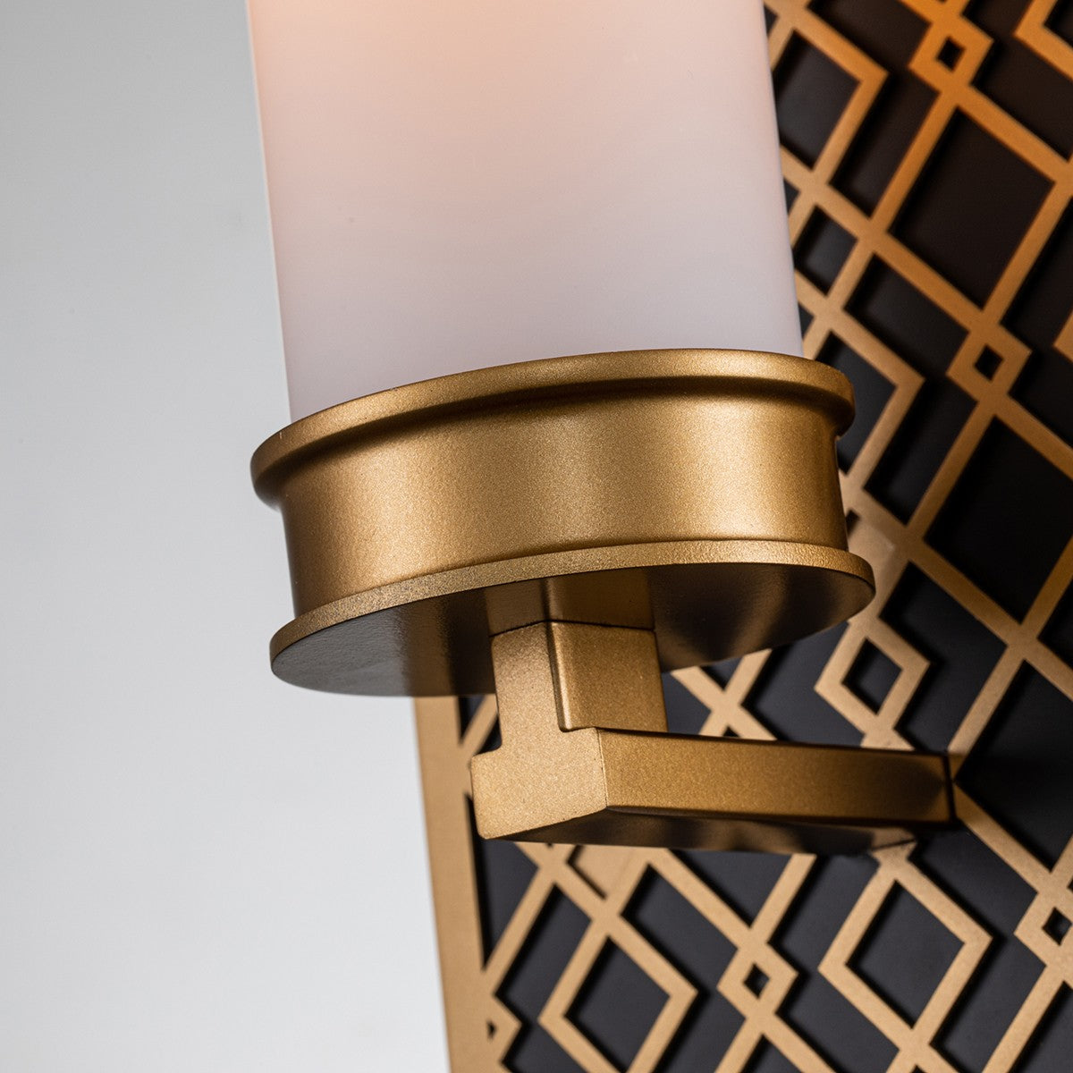 Lucas + McKearn - BB1185LG-1 - One Light Bath - Ziggy - Lacquered Gold