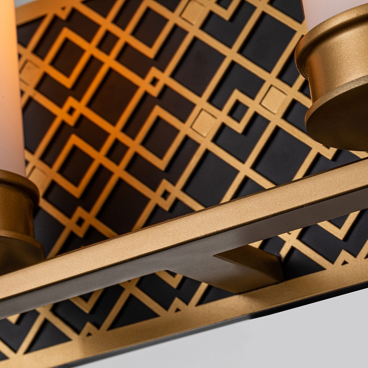 Lucas + McKearn - BB1185LG-2 - Two Light Bath - Ziggy - Lacquered Gold