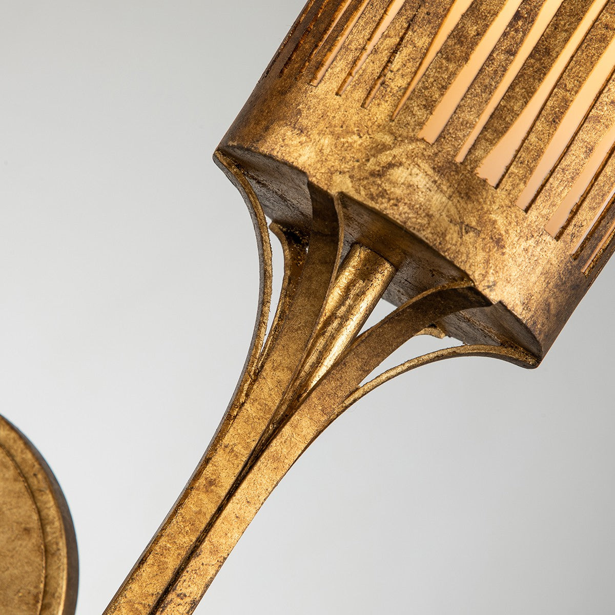 Lucas + McKearn - SC20319G-2 - Two Light Wall Sconce - Sawgrass - Gold Leaf