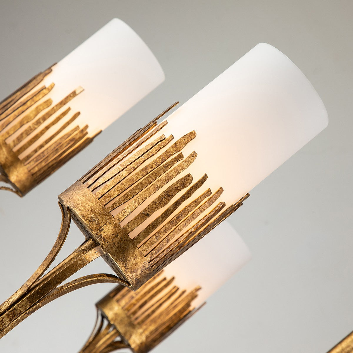 Lucas + McKearn - CH20319G-9 - Nine Light Chandelier - Sawgrass - Gold Leaf
