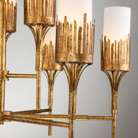 Lucas + McKearn - CH20319G-6 - Six Light Chandelier - Sawgrass - Gold Leaf