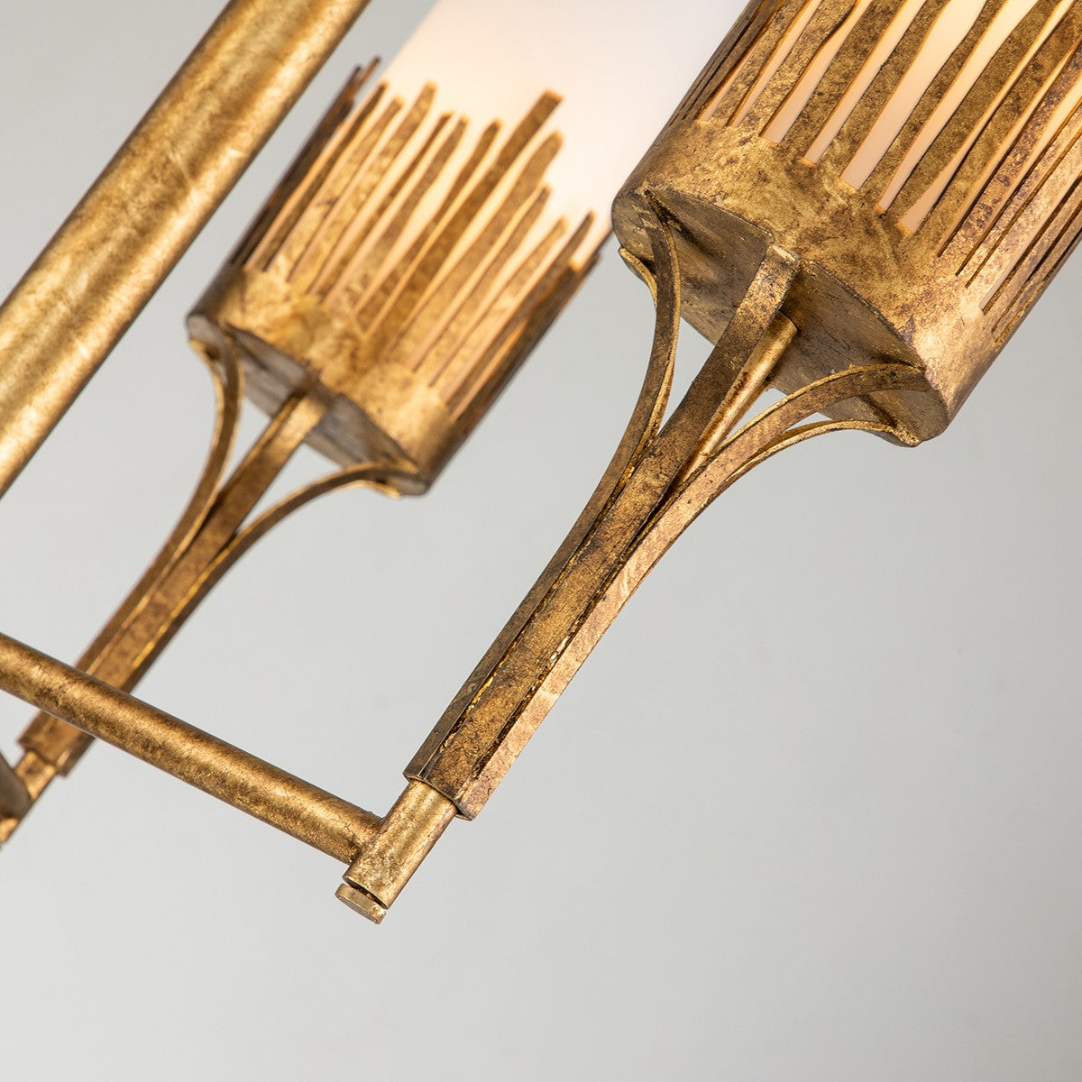 Lucas + McKearn - CH20319G-3 - Three Light Chandelier - Sawgrass - Gold Leaf