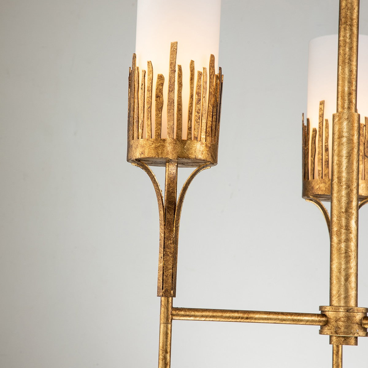 Lucas + McKearn - CH20319G-3 - Three Light Chandelier - Sawgrass - Gold Leaf