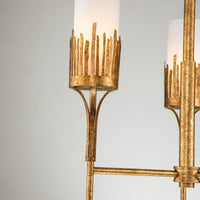 Lucas + McKearn - CH20319G-3 - Three Light Chandelier - Sawgrass - Gold Leaf