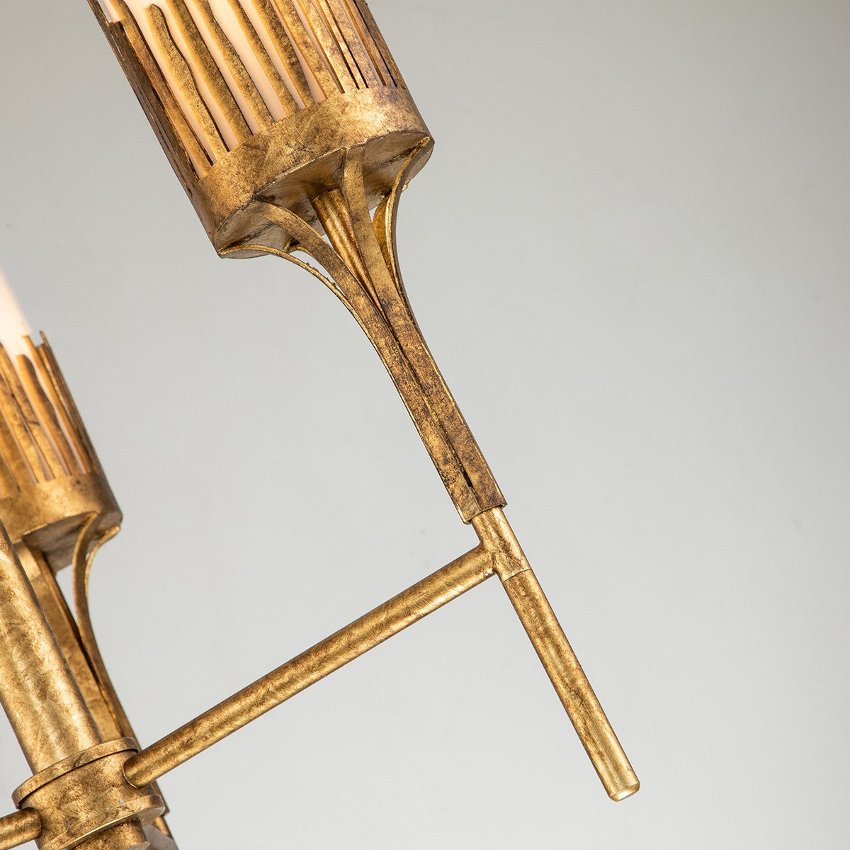 Lucas + McKearn - CH20319G-3 - Three Light Chandelier - Sawgrass - Gold Leaf