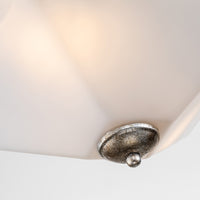 Lucas + McKearn - FM1002S-2 - Two Light Flush Mount - Star - Silver Leaf