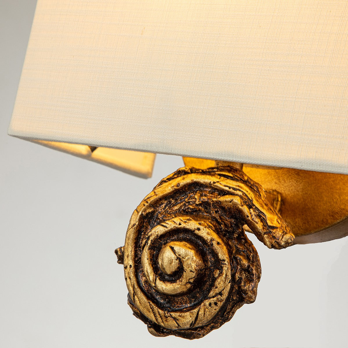 Lucas + McKearn - SC1161G-1 - One Light Wall Sconce - Swirl - Gold Leaf