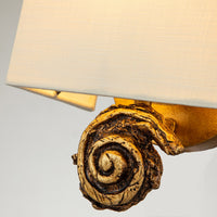 Lucas + McKearn - SC1161G-1 - One Light Wall Sconce - Swirl - Gold Leaf