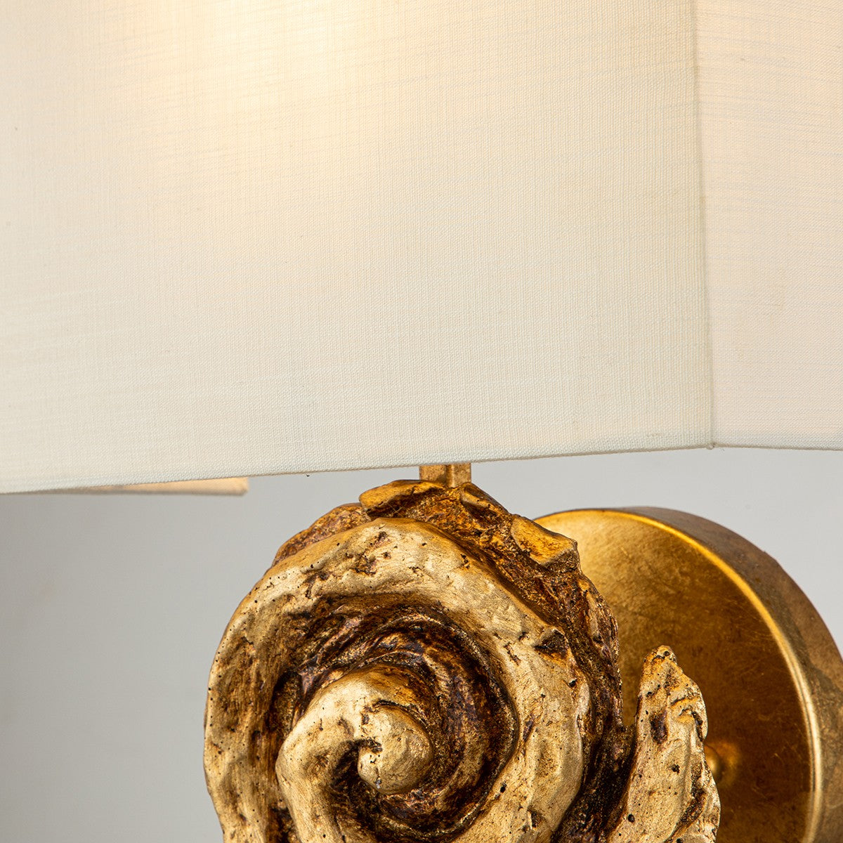 Lucas + McKearn - SC1163G-1 - One Light Wall Sconce - Swirl - Gold Leaf