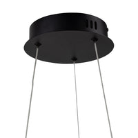 Artcraft - AC7079BK - LED Chandelier - Wave - Black