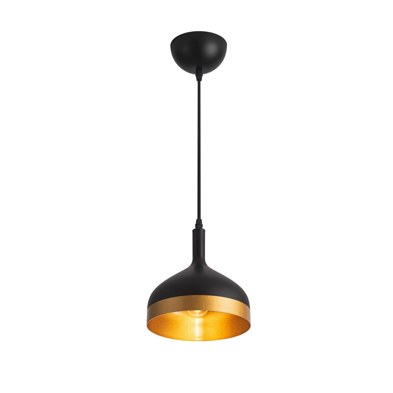 Artcraft - SC13351BK - One Light Pendant - Dash - Black & Gold